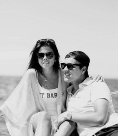 Paulina Pena Pretelini with her boyfriend Fernando Tena.